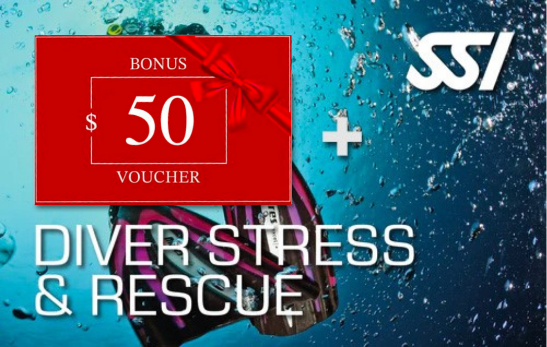 Stress & Rescue Diver Course SSI + Bonus 50 Gift Voucher To Redeem In