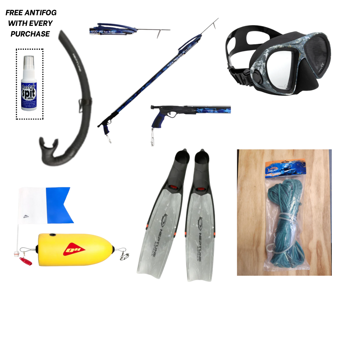 Tuna Pro Spearfishing Essentials Package