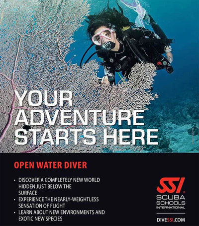 SSI Open Water Course OWD (18m) Mid Week Special