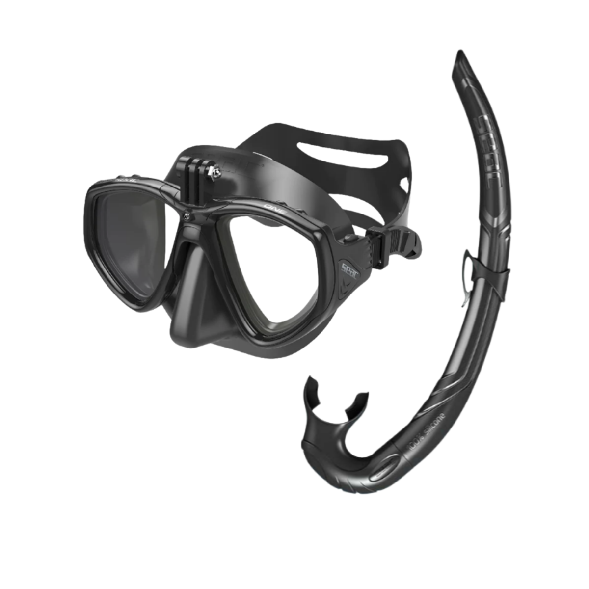 Action One Mask with GoPro Mount & Liquid Seac Snorkel Set