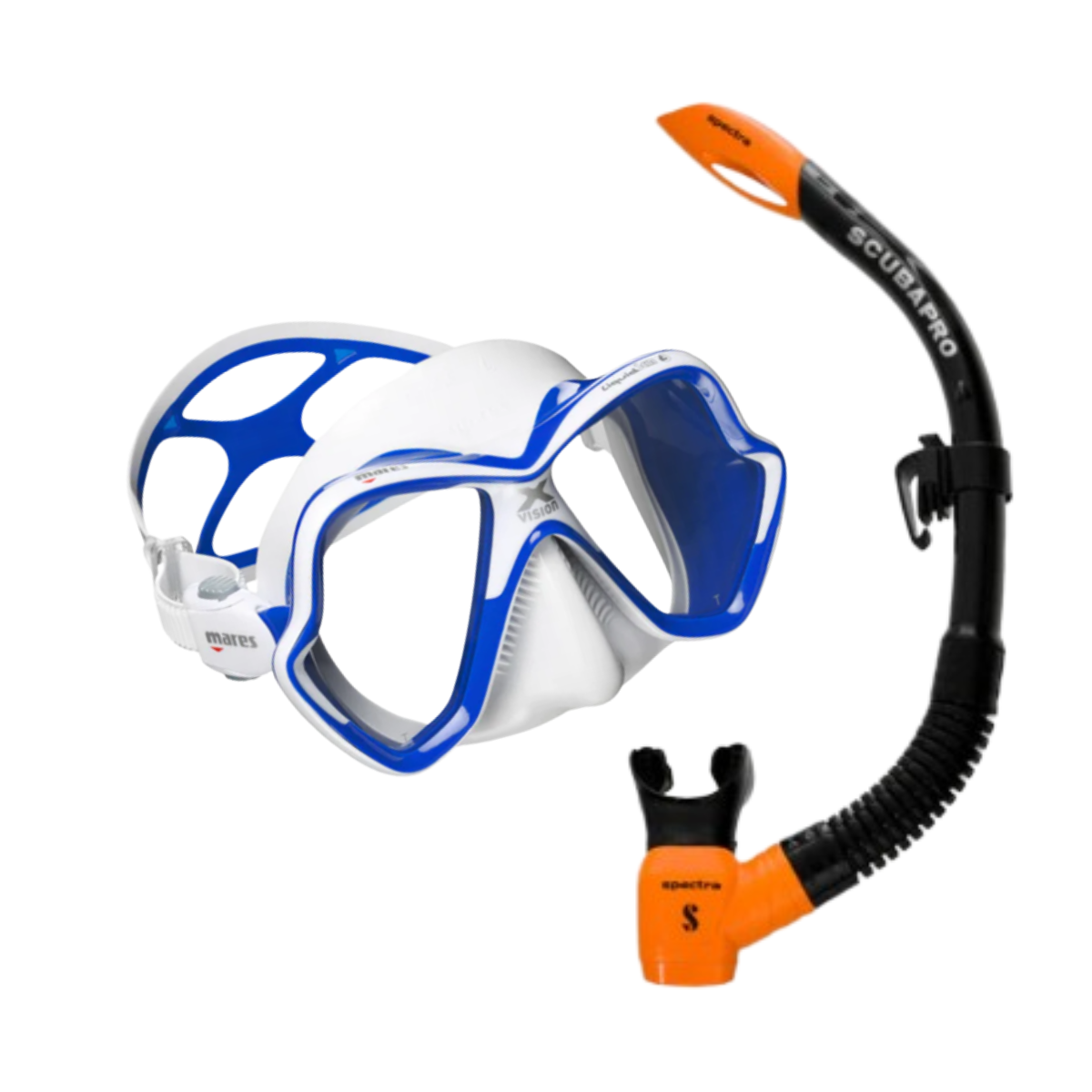 X-vision Ultra LiquidSkin  Mares Mask & Spectra Snorkel