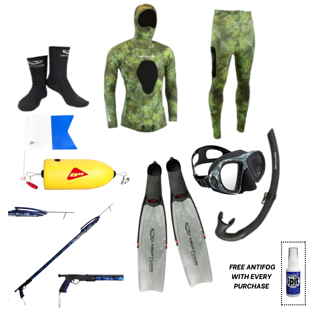 Neptune Warlord Complete Spearfishing Package