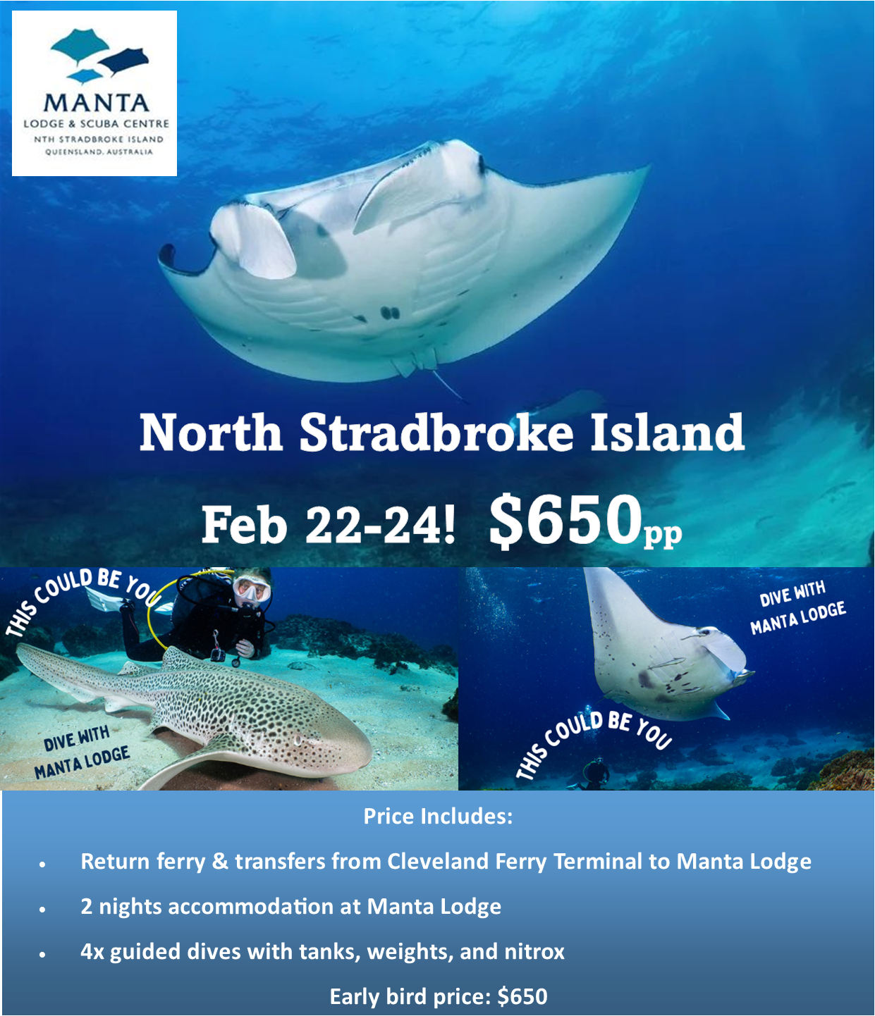 Manta Lodge Dive Trip February 22-24