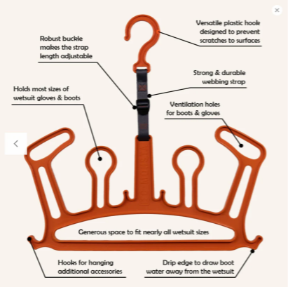 C-Monsta Wetsuit & Accessory Hanger