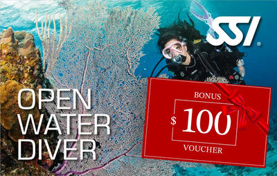 SSI Open Water Course OWD (18m) + Bonus $100 Gift Voucher Redeem Instore