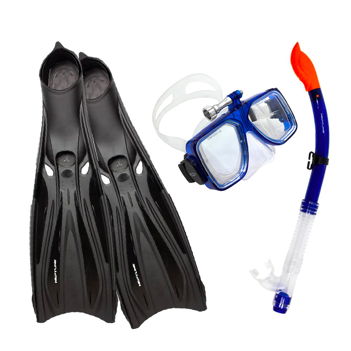 Neptune GP Reef Package Bargain Buster Pack. Mask Snorkel & Fins