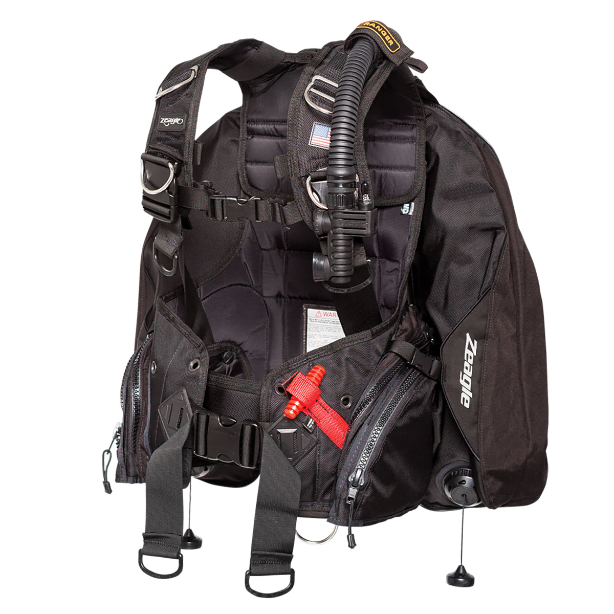 Black Scuba Diving BCD