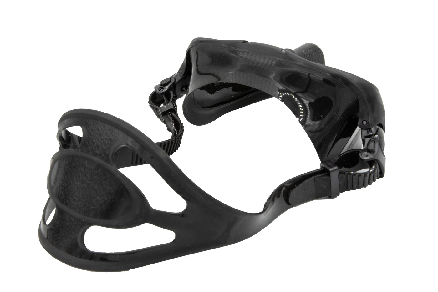 M2 Neptune Silicone Mask Black With Easy To Use Straps