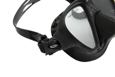 M2 Neptune Silicone Mask Black Easy Adjustment Clips