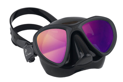 spearfishing mask tinted lens